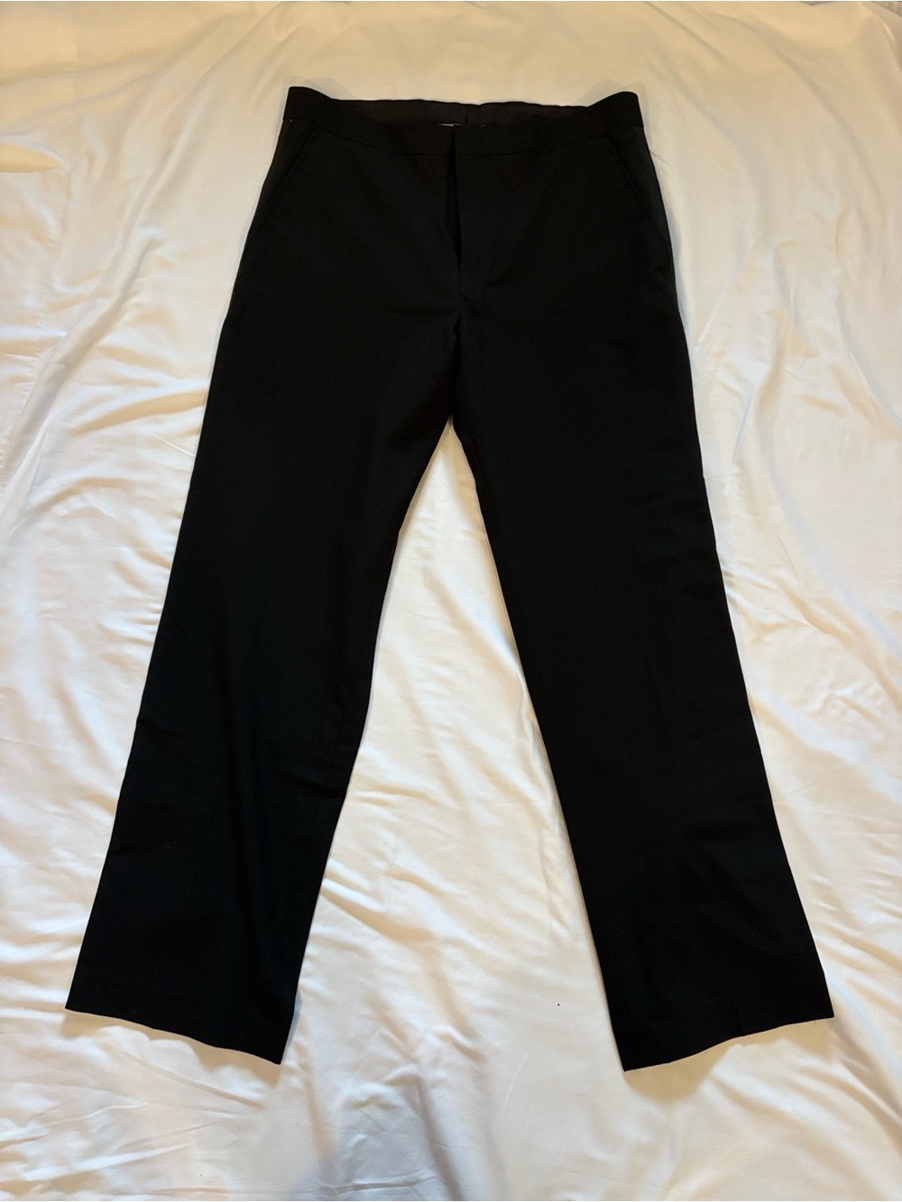 jf j.ferrar Black Straight-Leg Dress Pants